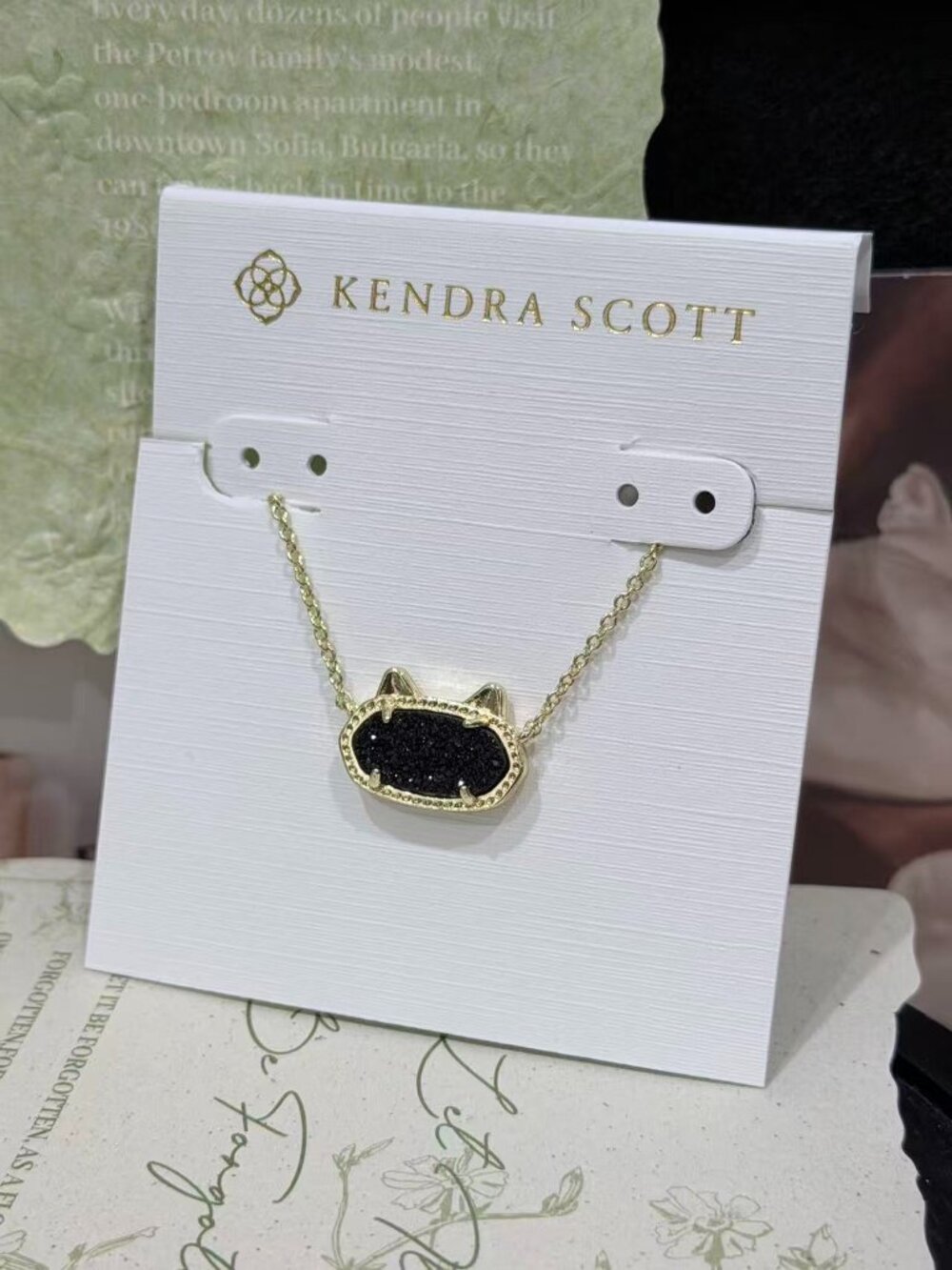 Kendra Scott Cat Pendant Necklace